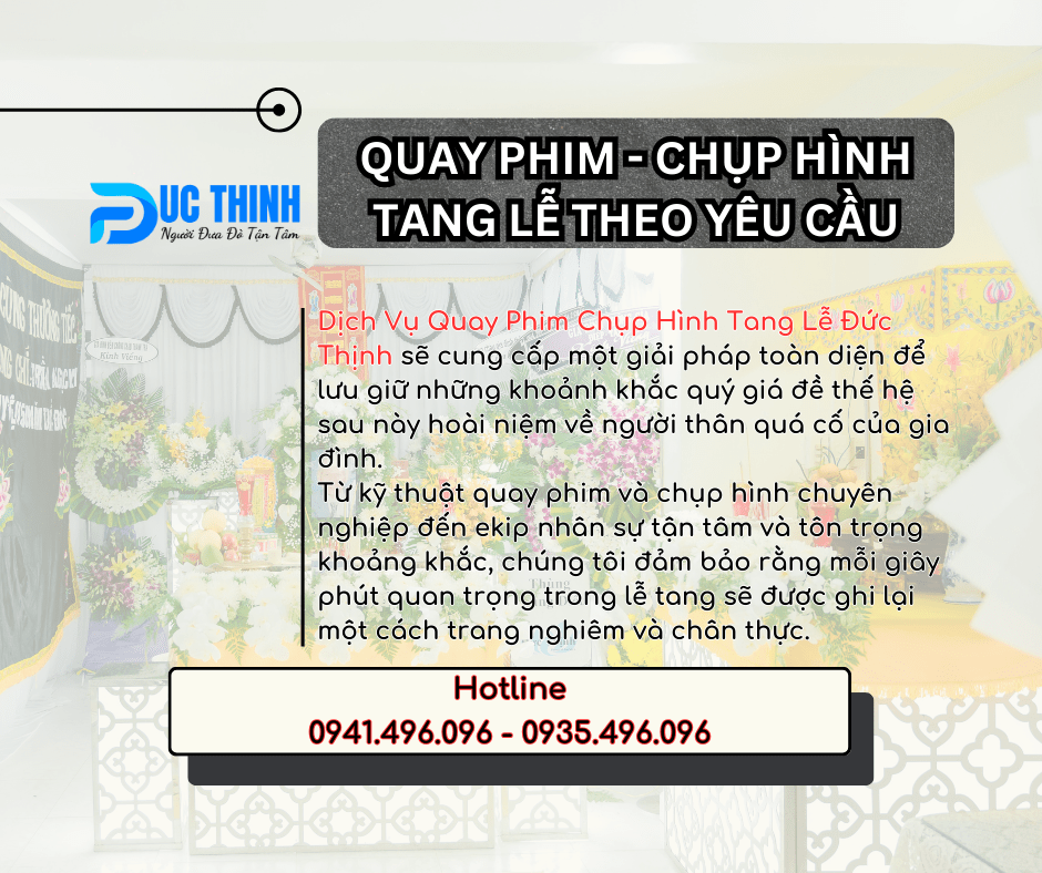 dịch vụ quay chụp tang lễ trọn gói tại tphcm