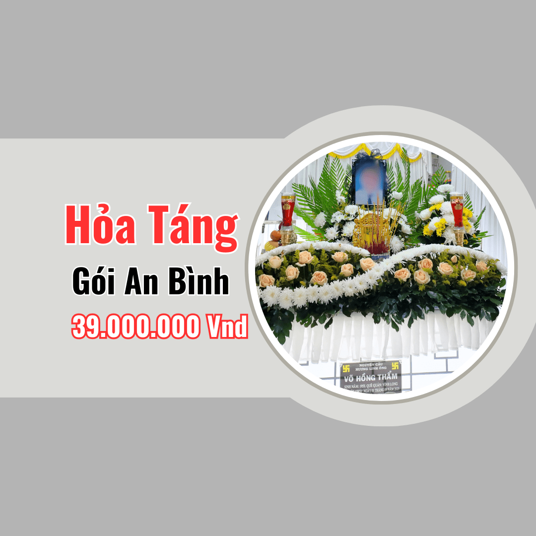 Gói Hỏa Táng Trọn Gói An Bình - Giá 39.000.000đ – Phục Vụ Toàn TP.HCM – Đức Thịnh
